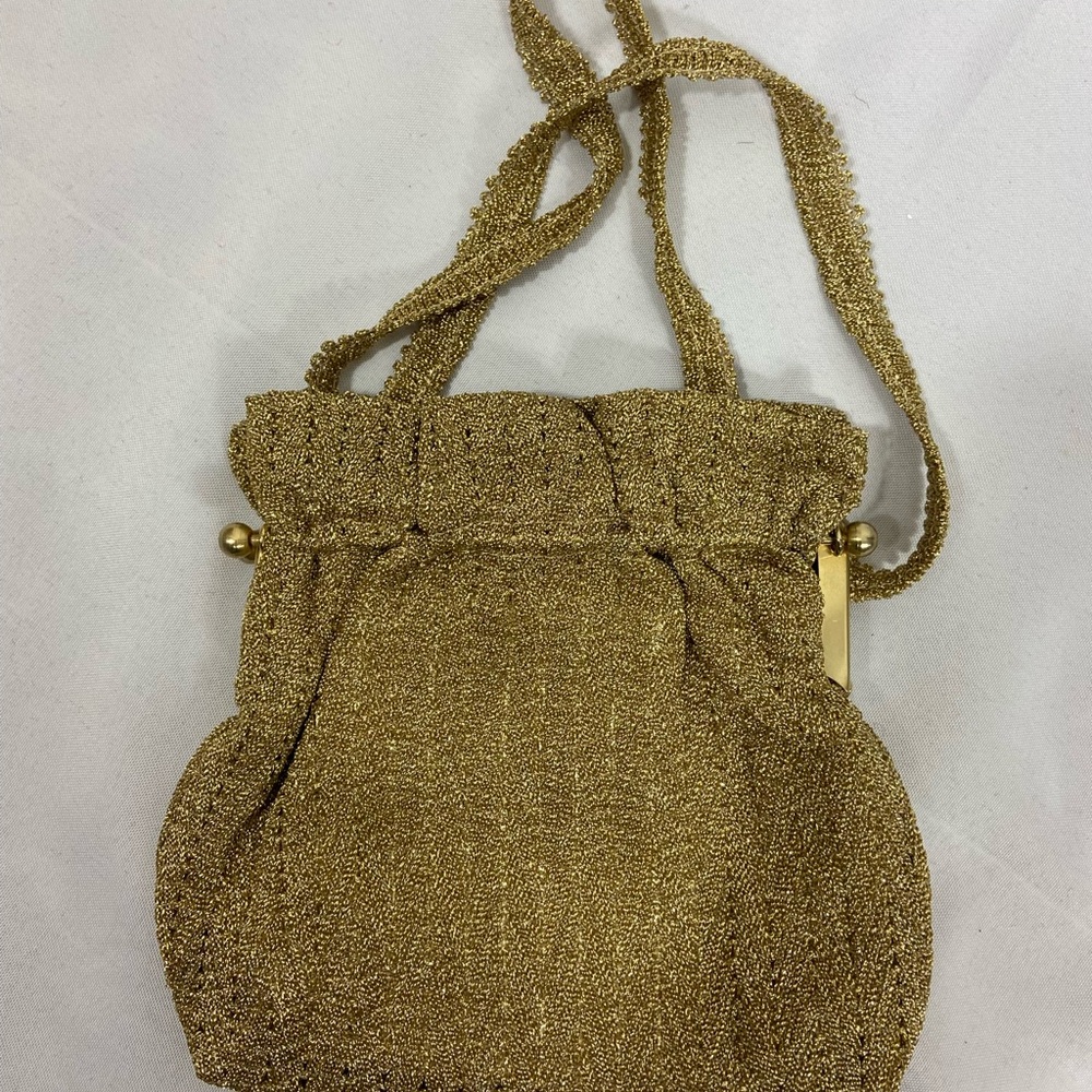Vintage Gold Mash 60’s Purse Women's